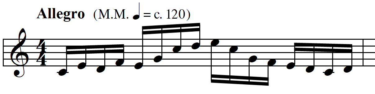 tempo marking